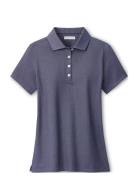 Women's Albatross Short Sleeve Polo Peter Millar Navy