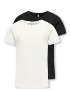 Kognew Only Life S/S Tee Jrs 2-Pack Kids Only White