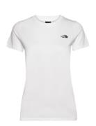 W S/S Simple Dome Slim Tee The North Face White