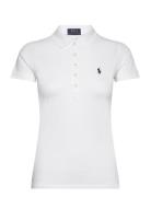 Slim Fit Stretch Polo Shirt Ralph Lauren Golf White