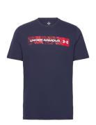 Ua Camo Chest Stripe Ss Under Armour Navy