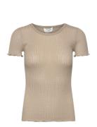 Rwbelize Ss O-Neck T-Shirt Rosemunde Khaki