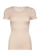 Rmwbalta Ss T-Shirt RM By Rosemunde Beige