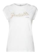 Cc Heart Positivity T-Shirt - Cap Sleeve Coster Copenhagen White