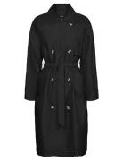 Vmdoreensoffy Long Trenchcoat Ent Vero Moda Black