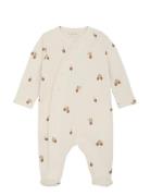 Nightsuit Rib Fixoni Cream