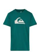 Ev Comp Logo Ss Yth Quiksilver Green