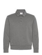 Regular-Fit Polo Sweatshirt Mango Grey