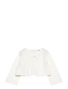 Openwork Detail Knit Cardigan Mango White