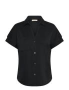 Fqrue-Blouse FREE/QUENT Black