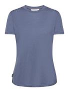 Women Merino 150 Tech Lite Ss Tee Icebreaker Blue