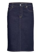 Sp Str Eco In Dnm-Skirt Lauren Ralph Lauren Blue