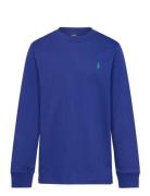 Cotton Jersey Long-Sleeve Tee Ralph Lauren Kids Blue