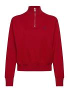 Fleece Quarter-Zip Polo Ralph Lauren Red