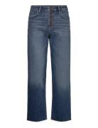 High-Rise Relaxed Straight Ankle Jean Lauren Ralph Lauren Blue