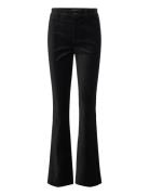 High-Rise Stretch Velvet Boot Trouser Lauren Ralph Lauren Black