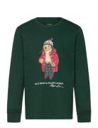 Polo Bear Cotton Long-Sleeve Tee Ralph Lauren Kids Green