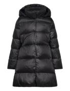 Quilted Long Jacket Ralph Lauren Kids Black