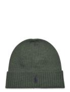 Signature Pony Wool Beanie Polo Ralph Lauren Green