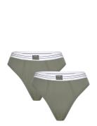 Original Highwaist Brief 2P Björn Borg Green