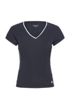 Ace V-Neck T-Shirt Björn Borg Navy