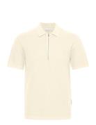 Cfjoe Ss Structured Polo Knit Casual Friday Beige
