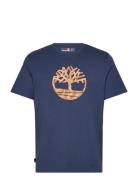 Camo Tree Logo Short Sleeve Tee Timberland Navy