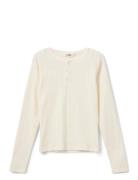 Petriciasy Pointelle Longsleeve Tee Sofie Schnoor Young Cream