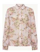 Shirt Cwrenette Flower Leaves Claire Woman Pink