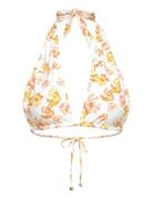 Blanka Printed Bandeau Bikini Top Malina Cream