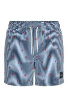 Jpstmaui Jjswim Mini Stripe Akm Jnr Jack & J S Navy