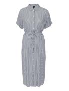 Vmmbumpy Ss Calf Shirt Dress Wvn Ga Vero Moda Maternity Grey