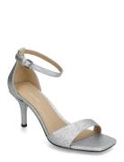 Jaida Heeled Sandal Michael Kors Silver