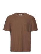 Akkikki Struture Tee Anerkjendt Brown