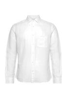Pocket Linen Shirt Mango White