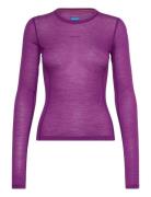W Mer 75 Cool-Lite Featherlight Ls Crewe Icebreaker Purple