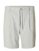 Slhregular-Leroy Pleat Shorts Noos Selected Homme Grey