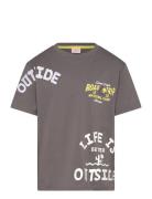 Knit T-Shirt Boboli Grey