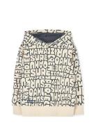 Fleece Sweatshirt Printed Boboli Beige