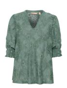 Cuolu Ss Blouse Culture Green