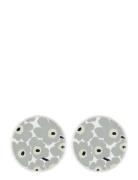Unikko Plate 25 Cm 2 Pcs Marimekko Home Grey