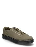 Brookline 6 Eye Dms Olive Canvas Dr. Martens Khaki