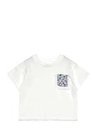 Patch Pocket T-Shirt Mango White