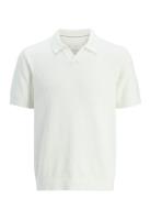 Jprccwilder Knit Split Neck Jack & J S White