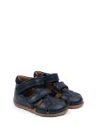 Starters™ Two Velcro Sandal Pom Pom Navy
