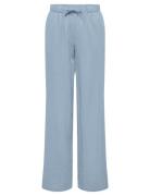 Carcaro Mw Linen Bl Pull-Up Pant Tlr ONLY Carmakoma Blue