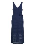 Viamalina V-Neck S/L Midi Dress/Pb Vila Navy