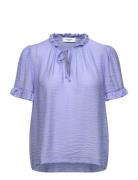 Rwroa Ss Regular Blouse Rosemunde Purple