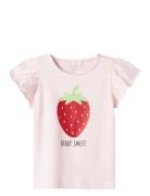 Nmffollyglitter Ss Top Box Name It Pink