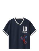 Nmmmatz Spider Nreg Ss Poly Top Mar Name It Navy